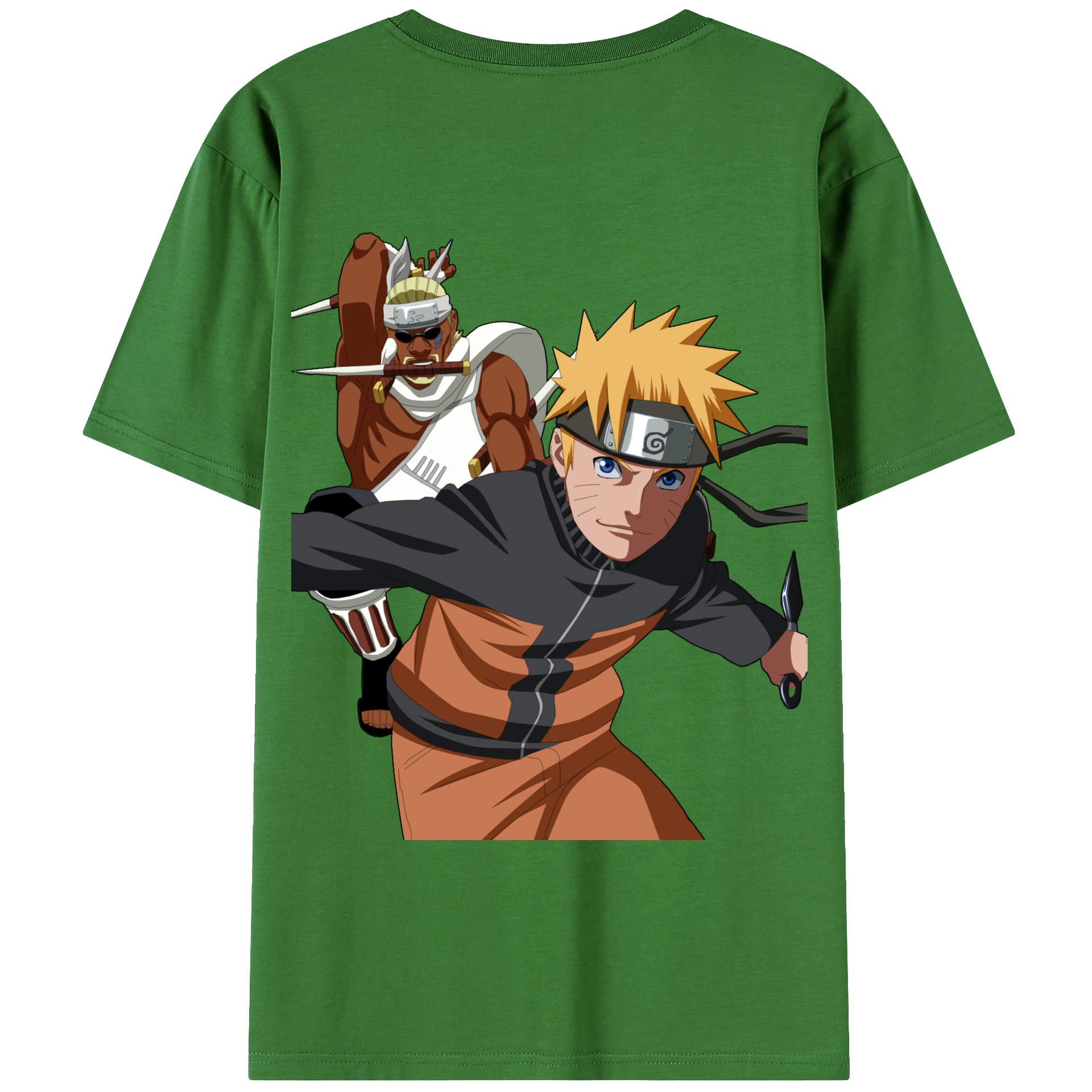 （画像用） NARUTO -ナルト- うずまき ナルト Uzumaki Naruto レディース半袖Tシャツ(バックプリント)